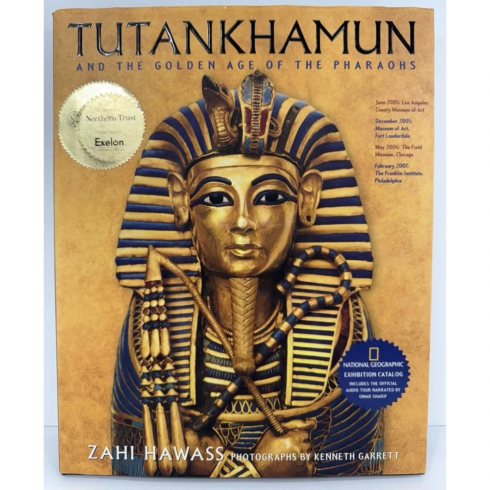 Tutankhamun & Golden Age‎ of Pharaohs Nat Geo Catalog w/ DVD 2005
